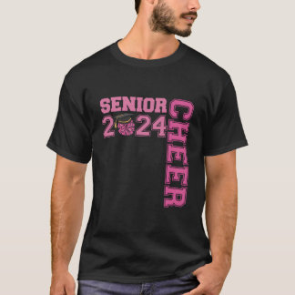 Cheerleader Senior 2024 Cheer Senior Class Of 2024 Tシャツ