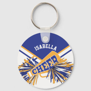 Cheerleader Spirit -Blue, Gold and White 2 キーホルダー