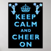 Cheerleaders KEEP CALM AND CHEER ON Posters ポスター (正面)