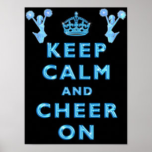 Cheerleaders KEEP CALM AND CHEER ON Posters ポスター