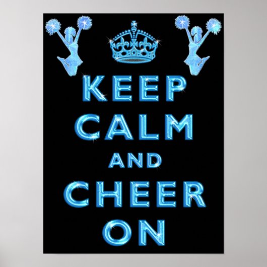 Cheerleaders KEEP CALM AND CHEER ON Posters ポスター (正面)