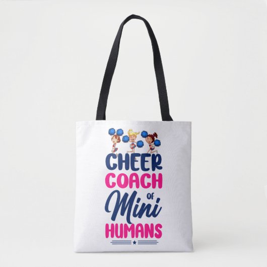 Cheerleading Cheer Cheer Coach Of Mini Humans トートバッグ (正面)
