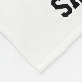 Cheerleading Class of 2023 4 Foto School Name フリースブランケット (角)