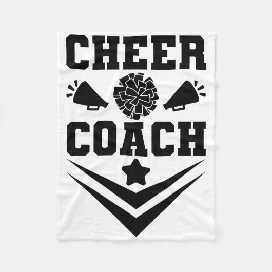 Cheerleading Coach _7  フリースブランケット (正面)