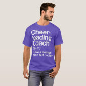 Cheerleading Coach Definition Sports Funny Tシャツ (正面フル)