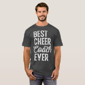 Cheerleading Coach Gifts Best Cheer Coach Ever Tシャツ (正面フル)