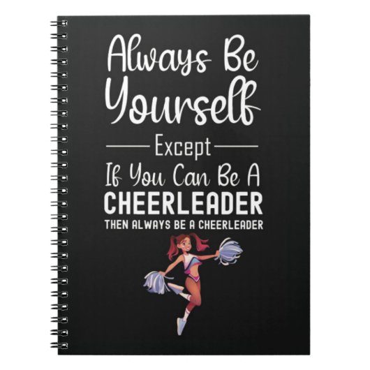 Cheerleading Gifts For Team Cheerleader Sports ノートブック (正面)