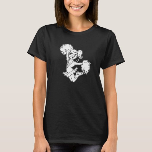 Cheerleading Pom Pom - Cheercaptain Cheerleader Pr Tシャツ (正面)