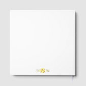 Cheerleading Pom Poms Personalized Foil Scrapbook ゲストブック (裏面)