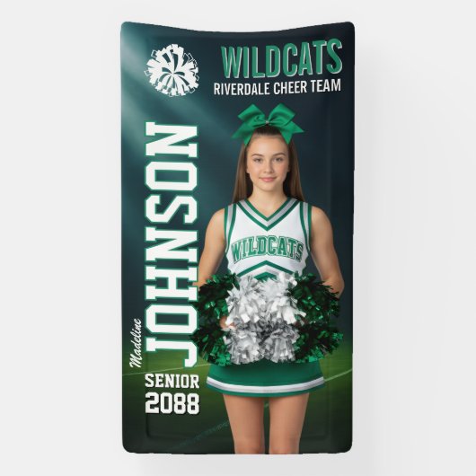 Cheerleading Senior Cheer Custom Sports 横断幕 (縦)