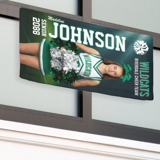 Cheerleading Senior Cheer Custom Sports 横断幕 (ビルの外側)