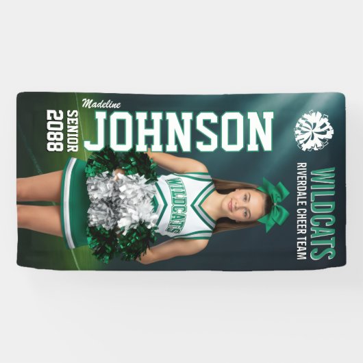 Cheerleading Senior Cheer Custom Sports 横断幕 (横)