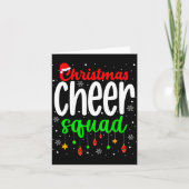Cheerleading Srts Lover Christmas Cheer Squad  カード (正面)