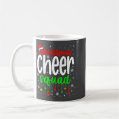 Cheerleading Srts Lover Christmas Cheer Squad  コーヒーマグカップ (左)