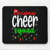 Cheerleading Srts Lover Christmas Cheer Squad マウスパッド (正面)