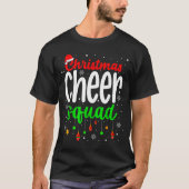 Cheerleading Srts Lover Christmas Cheer Squad Tシャツ (正面)