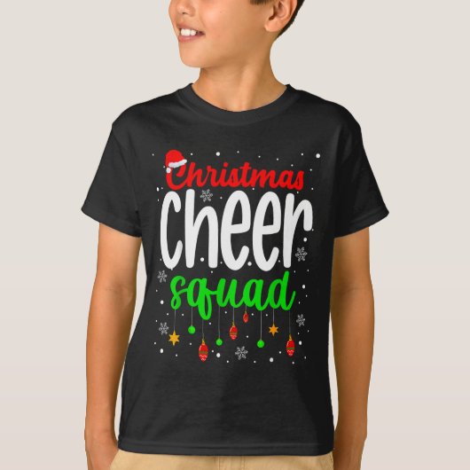 Cheerleading Srts Lover Christmas Cheer Squad  Tシャツ (正面)