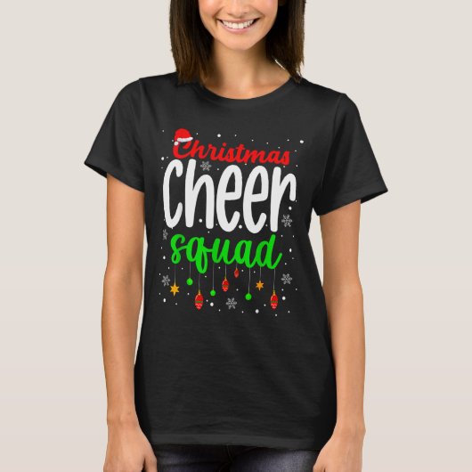 Cheerleading Srts Lover Christmas Cheer Squad  Tシャツ (正面)
