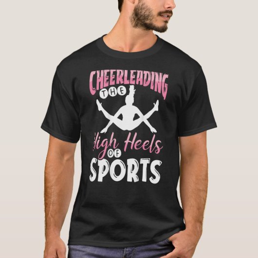 Cheerleading The High Heels Of Sports Backprint Ch Tシャツ (正面)