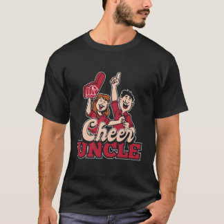 Cheerleading Uncle Cheercaptain Cheerleader Tシャツ