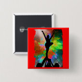 CheerleradersのColorburstの背景 缶バッジ (正面&裏面)