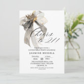 Cheers 21st Birthday Photo Invitation 招待状 (スタンド正面)