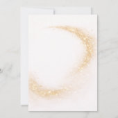 Cheers 30th Birthday Pink Gold Champagne 招待状 (裏面)