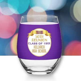 Cheers! 50周年クラス同窓会 ステムなしワイングラス