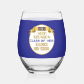 Cheers! 50周年クラス同窓会 ステムなしワイングラス (正面)