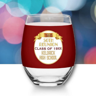 Cheers! 50周年同窓会 ステムなしワイングラス