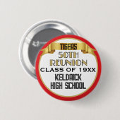 Cheers! 50th Class Reunion オリジナルボタン 缶バッジ (正面&裏面)