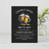 Cheers and Beers 30歳の誕生日パーティー 招待状 (スタンド正面)