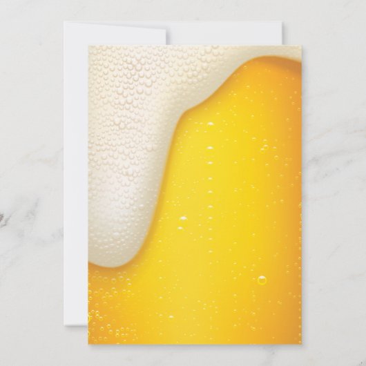 Cheers And Beers 50th Birthday 招待状 (裏面)