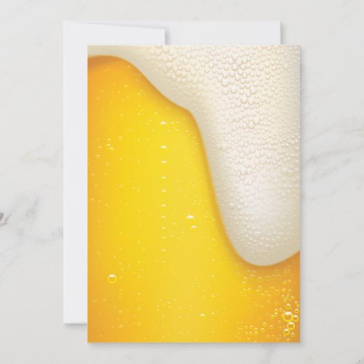 Cheers And Beers 50th Birthday 招待状 (裏面)