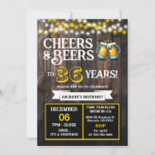 Cheers and Beers to 36 Years Surprise Brewery 招待状 (正面)