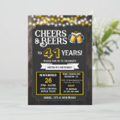 Cheers and Beers to 41 Years Surprise Brewery 招待状 (スタンド正面)