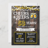 Cheers and Beers to 53 Years Brewery Birthday 招待状 (正面)