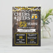 Cheers and Beers to 62 Years Surprise Brewery 招待状 (スタンド正面)