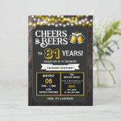 Cheers and Beers to 81 Years Surprise Backyard 招待状 (スタンド正面)