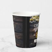 Cheers and Beers to 95 Years Rustic Birthday 紙コップ (右)