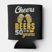 Cheers and Beers to my 50 Years, Fun Any Birthday 缶クーラー (裏面)