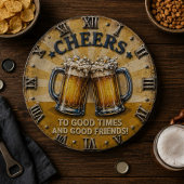 Cheers Beer Man Cave Bar Gift ペーパープレート