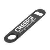 Cheers Beer Steel Bottle Opener スピード栓抜き (正面アングル)