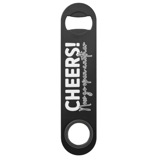 Cheers Beer Steel Bottle Opener スピード栓抜き (正面)