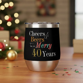 Cheers Beers メリー40歳のクリスマス誕生日パーティー