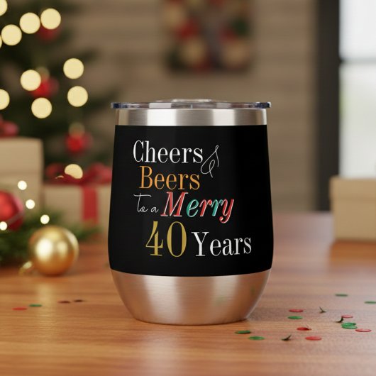 Cheers Beers メリー40歳のクリスマス誕生日パーティー
