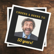 Cheers & Beers 50 Years Old Birthday Photo