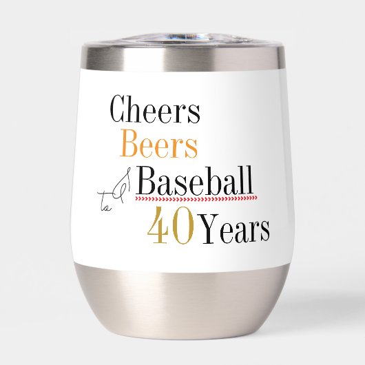 Cheers Beers and Baseball 40th Birthday Party (正面)