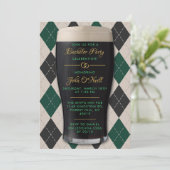 Cheers & Beers Guinness Pint Bachelor Party 招待状 (スタンド正面)