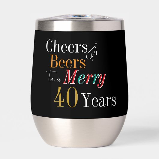 Cheers Beers Merry 40th Christmas Birthday Party (正面)